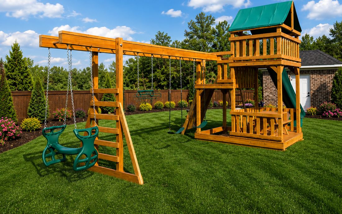 The Grand wooden playset